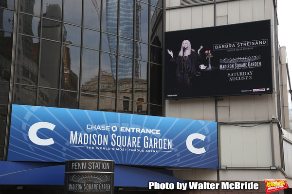 Up on the Marquee: Barbra Streisand Returns to Madison Square Garden Image