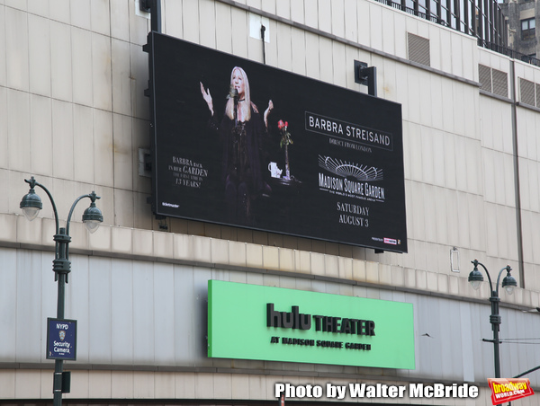 Up on the Marquee: Barbra Streisand Returns to Madison Square Garden 