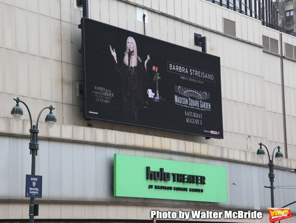 Up on the Marquee: Barbra Streisand Returns to Madison Square Garden Image
