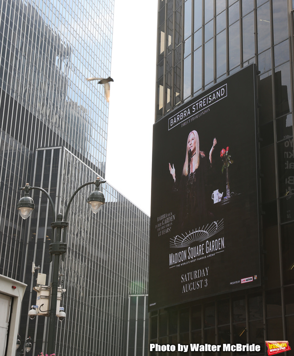 Up on the Marquee: Barbra Streisand Returns to Madison Square Garden Image