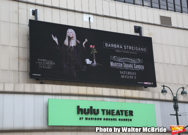 Up on the Marquee: Barbra Streisand Returns to Madison Square Garden Image