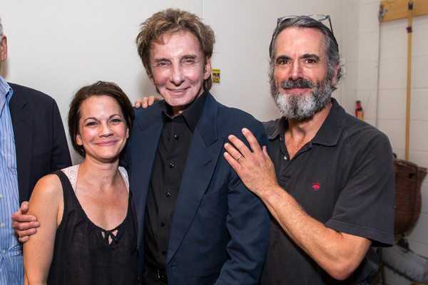 Steven Skybell and Jennifer Babiak with Barry Manilow Photo