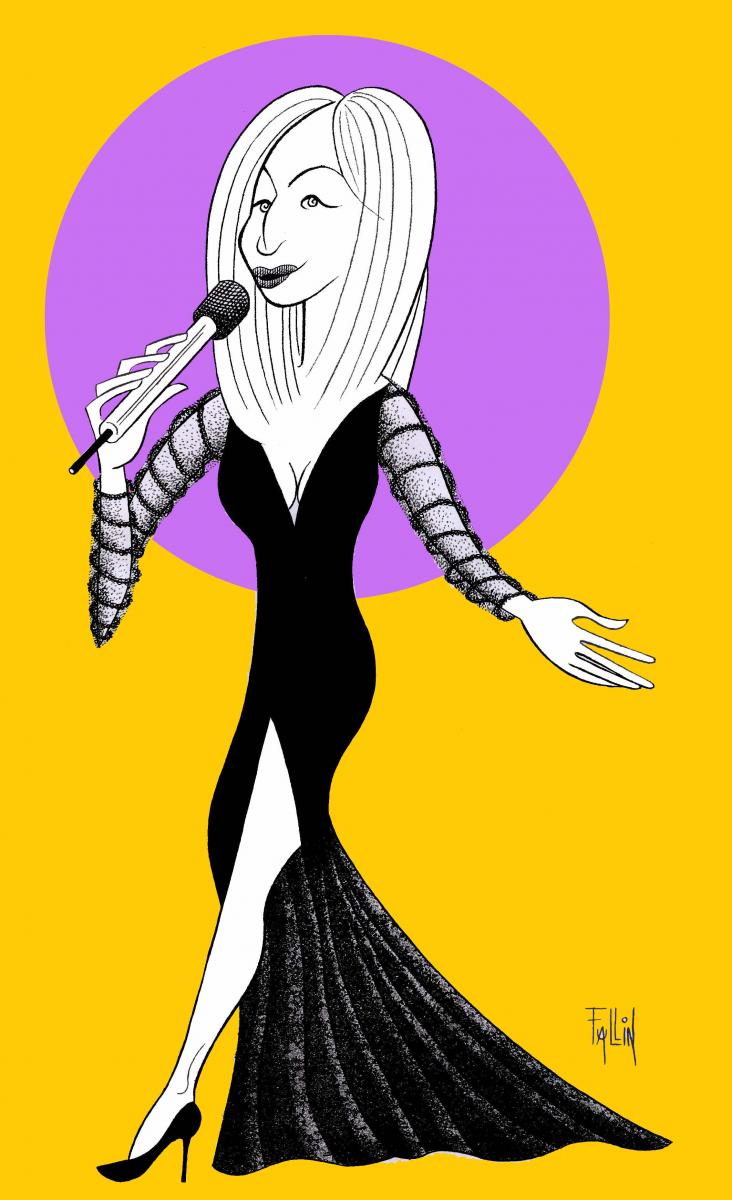 BWW Exclusive: Ken Fallin Draws the Stage - Barbra Streisand Image