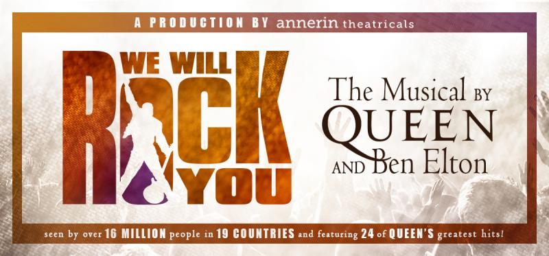 North American Tour Of Queen-Inspired Rock Musical WE WILL ROCK YOU Set To Launch September 3rd Image