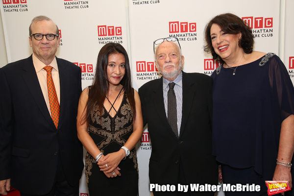 Barry Grove, Kumiko Yoshii, Hal Prince and Lynne Meadow attend the 2017 Manhattan The Photo