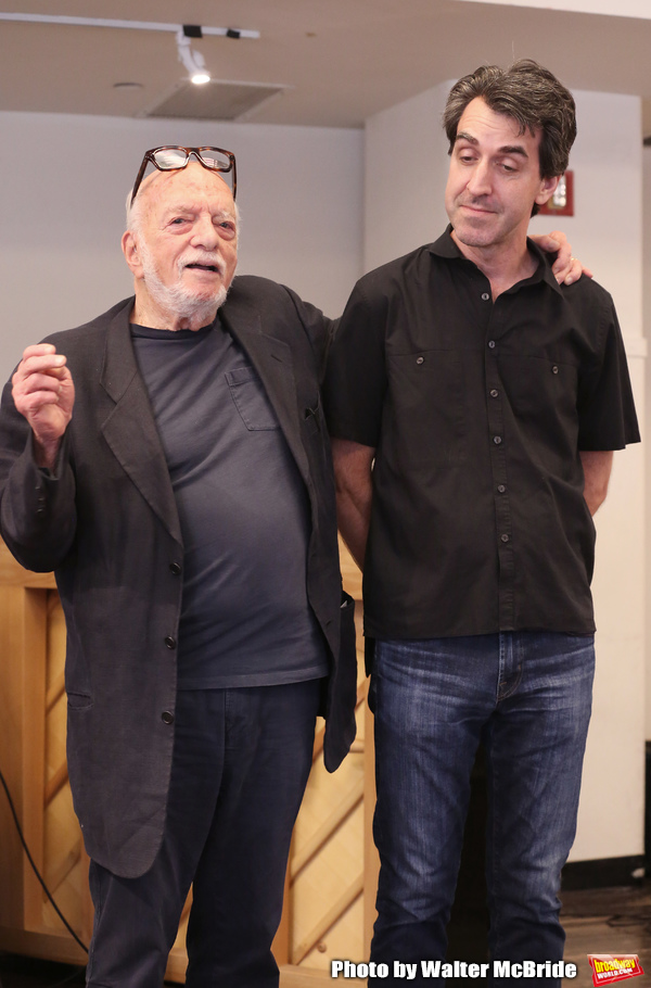 Hal Prince and Jason Robert Brown attends the Meet & Greet for the Manhattan Theatre  Photo