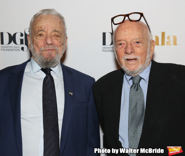Stephen Sondheim and Hal Prince attends 2017 Dramatists Guild Foundation Gala recepti Photo