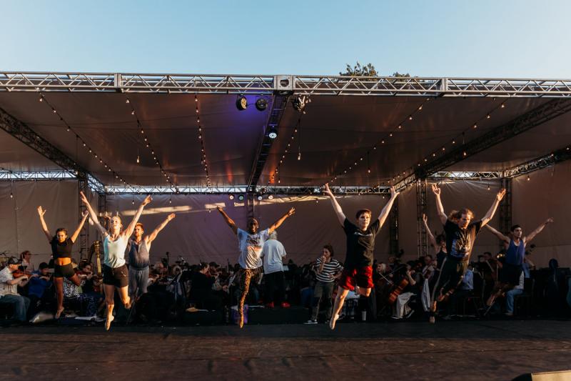 Review:  DANCE IN AMERICA - A MUSICAL AND DANCE TRIBUTE TO AMERICAN COMPOSERS - MARINA CONCERT at Burton Chase Park Image