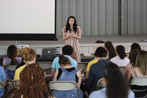 Photo Flash: UN Celebrity Youth Activist and International Recording Artist Meredith O'Connor Connects With Usdan Summer Camp for the Arts Campers 