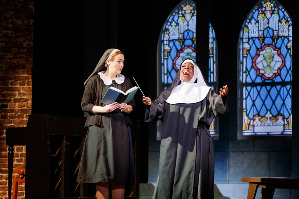 Kate Byrd as Sister Mary Robert & Leslie Ivy-Louthaman Photo