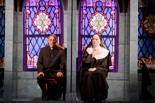 Raymond Ross as Monsignor Oâ€™Hara & Heather Orth Photo