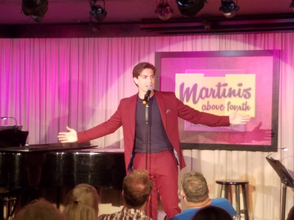 Photo Flash: Derek Klena Takes The Stage At Martinis Above Fourth 