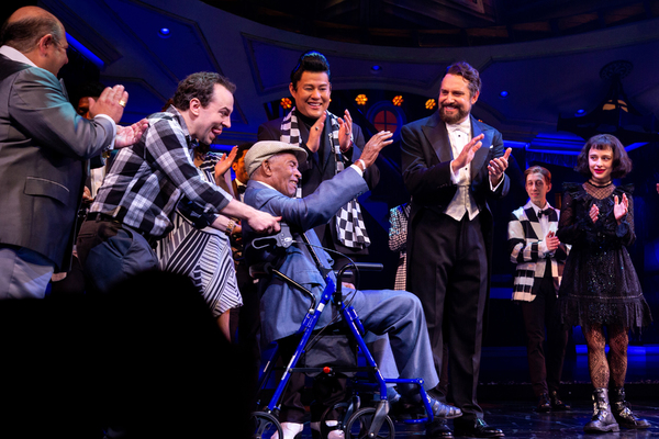 Photo Coverage: 'Day-O' Songwriter Lord Burgess' Celebrates His 95th Birthday At BEETLEJUICE! Image