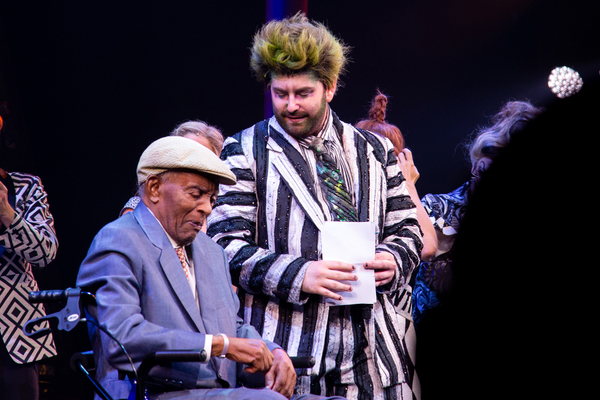Photo Coverage: 'Day-O' Songwriter Lord Burgess' Celebrates His 95th Birthday At BEETLEJUICE! Image