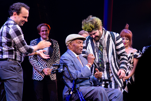 Photo Coverage: 'Day-O' Songwriter Lord Burgess' Celebrates His 95th Birthday At BEETLEJUICE! Image