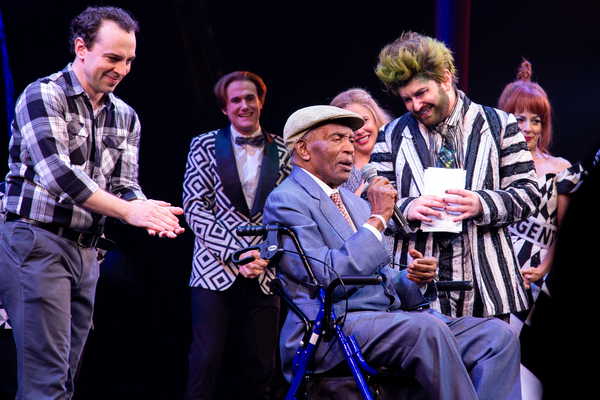 Photo Coverage: 'Day-O' Songwriter Lord Burgess' Celebrates His 95th Birthday At BEETLEJUICE! Image