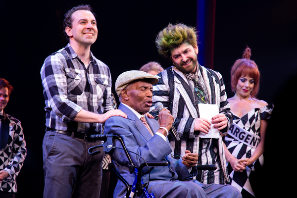Photo Coverage: 'Day-O' Songwriter Lord Burgess' Celebrates His 95th Birthday At BEETLEJUICE! Image