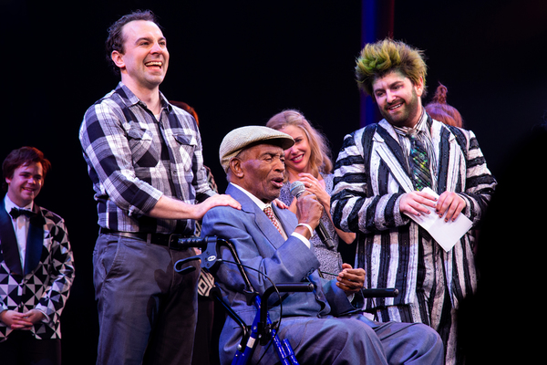 Photo Coverage: 'Day-O' Songwriter Lord Burgess' Celebrates His 95th Birthday At BEETLEJUICE! Image