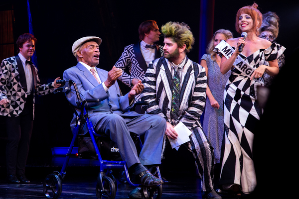 Photo Coverage: 'Day-O' Songwriter Lord Burgess' Celebrates His 95th Birthday At BEETLEJUICE! Image