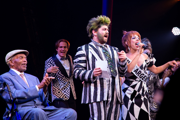 Photo Coverage: 'Day-O' Songwriter Lord Burgess' Celebrates His 95th Birthday At BEETLEJUICE! Image