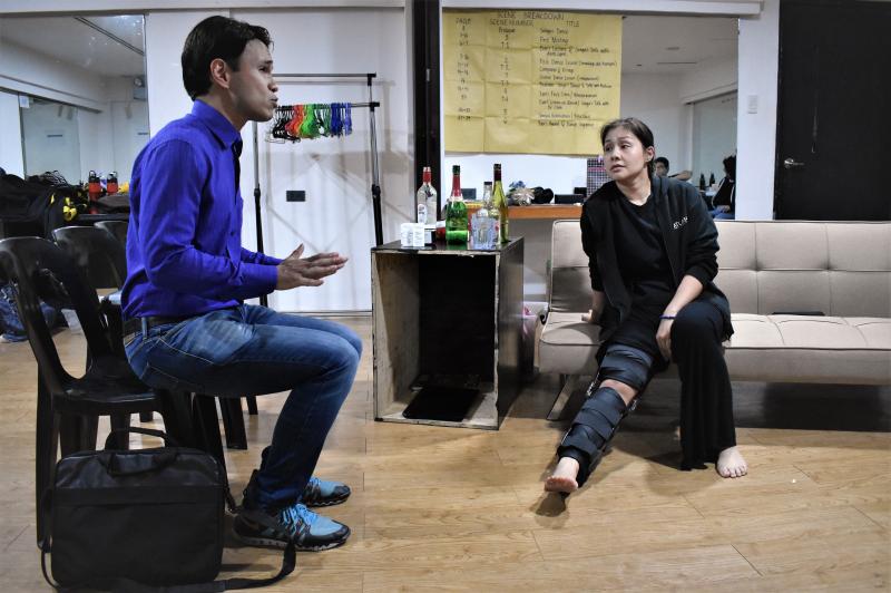 Photos: Randy Villarama, Jill Pena Rehearse DANCING LESSONS; Show Opens Tom., Aug. 16!  Image