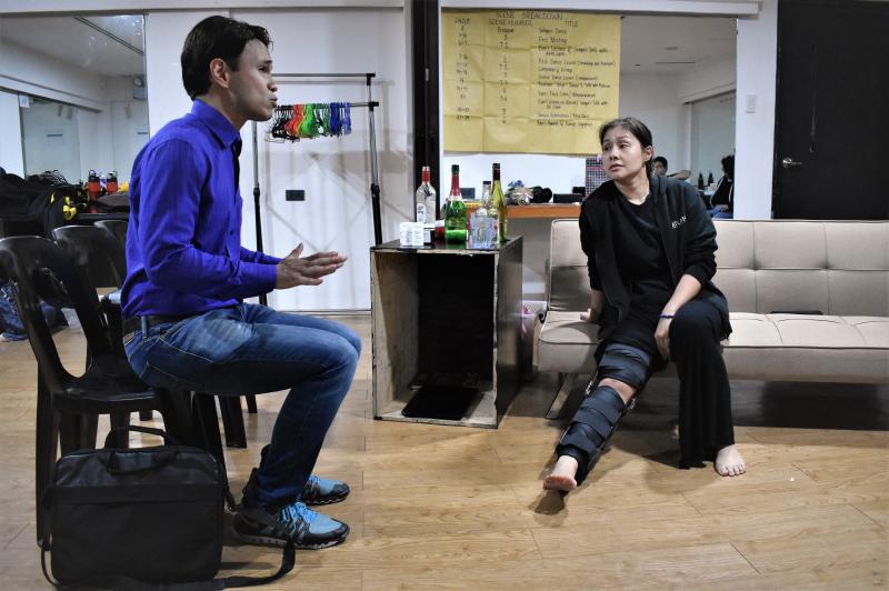 Photos: Randy Villarama, Jill Pena Rehearse DANCING LESSONS; Show Opens Tom., Aug. 16! Image