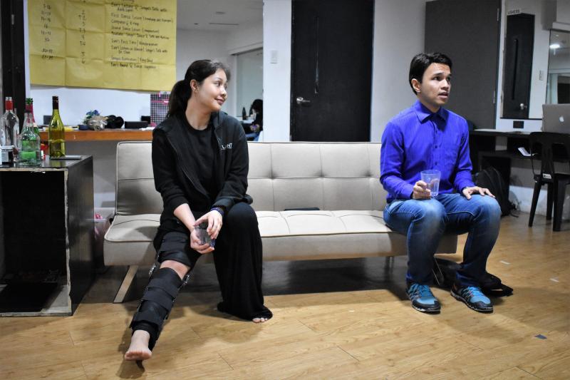 Photos: Randy Villarama, Jill Pena Rehearse DANCING LESSONS; Show Opens Tom., Aug. 16! Image
