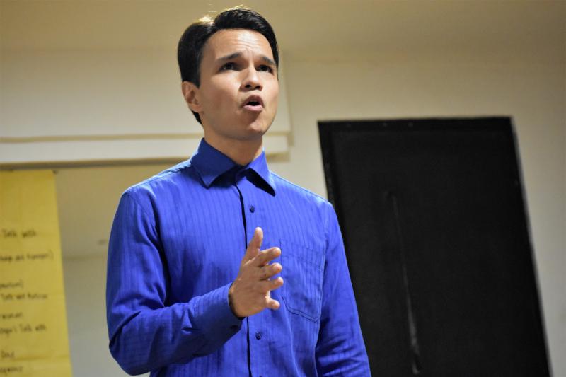 Photos: Randy Villarama, Jill Pena Rehearse DANCING LESSONS; Show Opens Tom., Aug. 16! Image