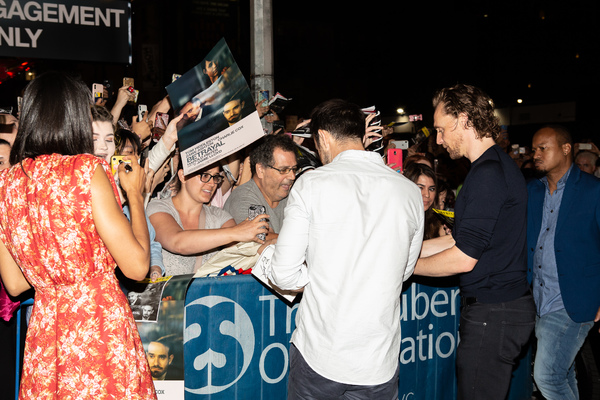 Photo Coverage: Tom Hiddleston, Zawe Ashton and Charlie Cox Meet Fans After First Preview of BETRAYAL! Image