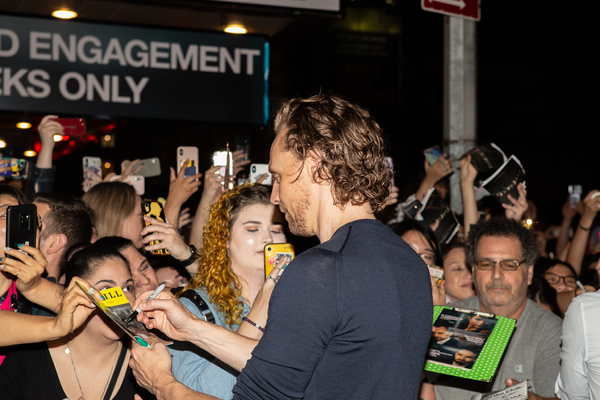 Photo Coverage: Tom Hiddleston, Zawe Ashton and Charlie Cox Meet Fans After First Preview of BETRAYAL! Image