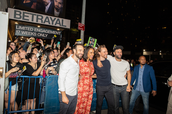 Photo Coverage: Tom Hiddleston, Zawe Ashton and Charlie Cox Meet Fans After First Preview of BETRAYAL! Image