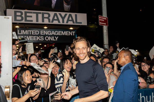 Photo Coverage: Tom Hiddleston, Zawe Ashton and Charlie Cox Meet Fans After First Preview of BETRAYAL! Image