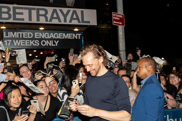 Photo Coverage: Tom Hiddleston, Zawe Ashton and Charlie Cox Meet Fans After First Preview of BETRAYAL! Image