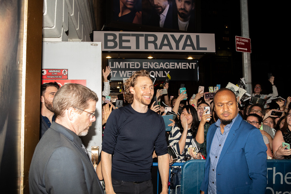 Photo Coverage: Tom Hiddleston, Zawe Ashton and Charlie Cox Meet Fans After First Preview of BETRAYAL! Image