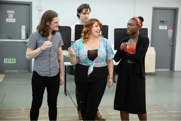 Photo Flash: Lonny Price And The Cast of SCOTLAND, PA Prep For Their World Premiere Image