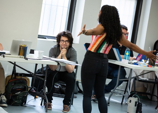 Photo Flash: Lonny Price And The Cast of SCOTLAND, PA Prep For Their World Premiere Image