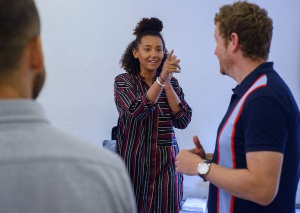 Photo Flash: In Rehearsal with HOW LOVE IS SPELT Image