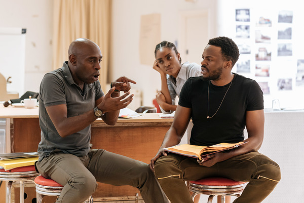 Photo Flash: In Rehearsal For  Royal & Derngate and English Touring Theatre's TWO TRAINS RUNNING 