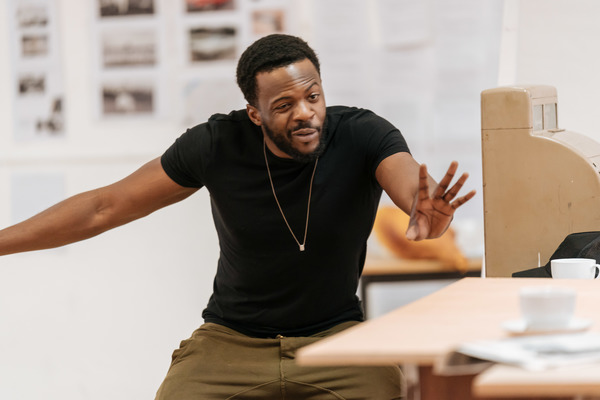 Photo Flash: In Rehearsal For  Royal & Derngate and English Touring Theatre's TWO TRAINS RUNNING Image