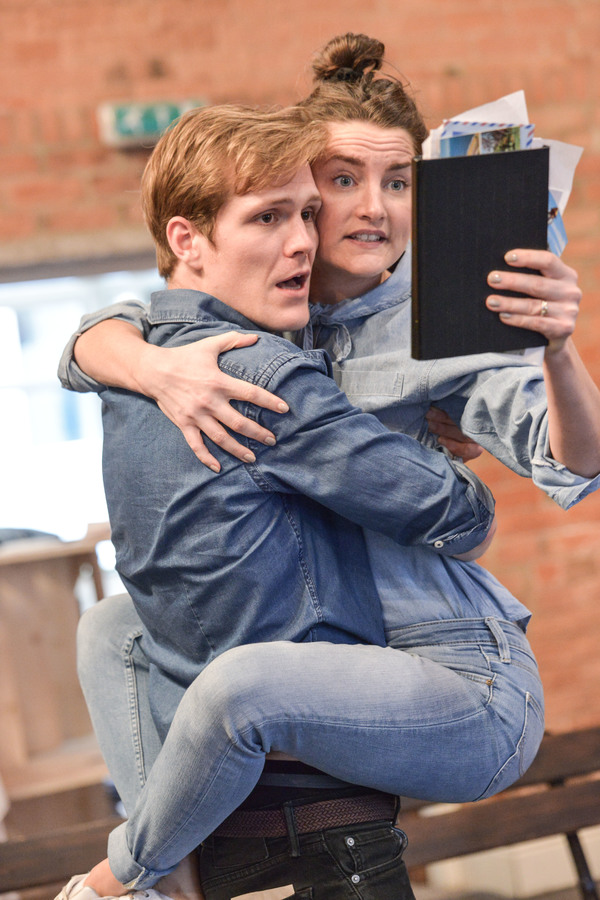 Photo Flash: Inside Rehearsal For Derby Theatre and Queen's Theatre Hornchurch's ONE MAN, TWO GUVNORS 