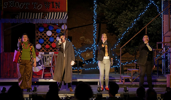 L to R: Courtney Reed (Moore), Parker Apple (Czolgosz), Renee Cohen (Charles Guiteau) Photo