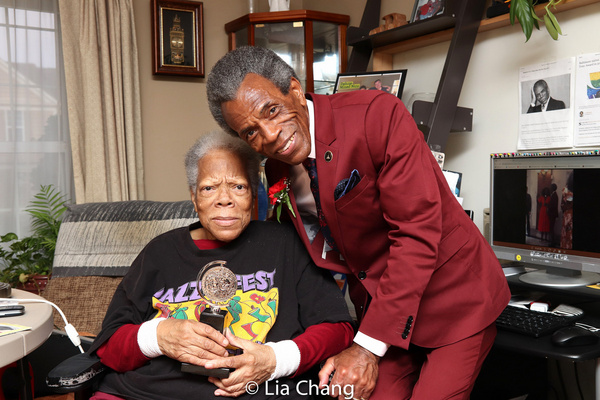 Andre De Shields with his sister, Mary Photo