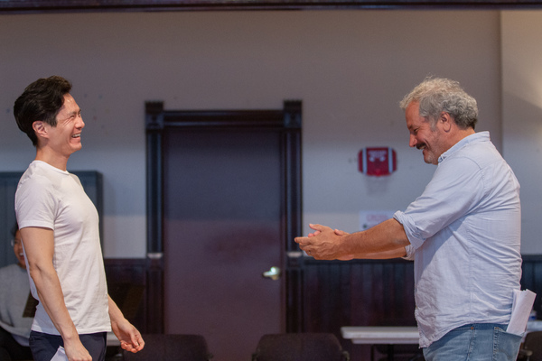Photo Flash: In Rehearsal with Steppenwolf's THE GREAT LEAP Image