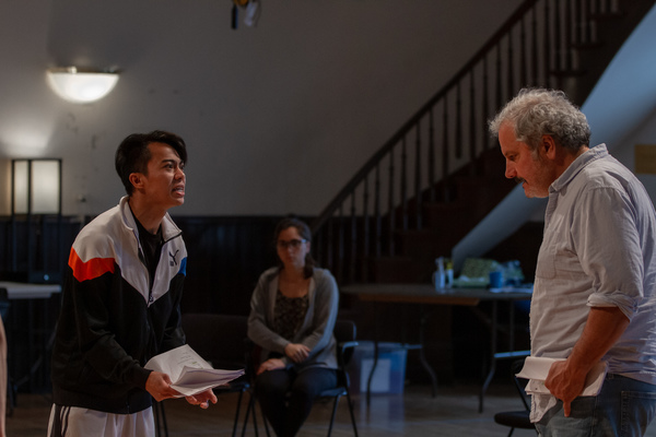 Photo Flash: In Rehearsal with Steppenwolf's THE GREAT LEAP Image