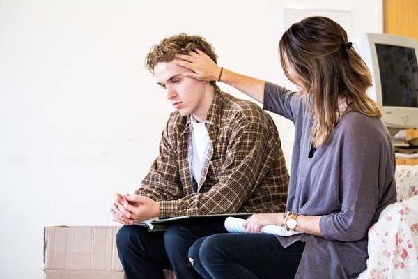 TOM MILLIGAN (playing Ben) with PATRICIA POTTER (playing Viv) Photo