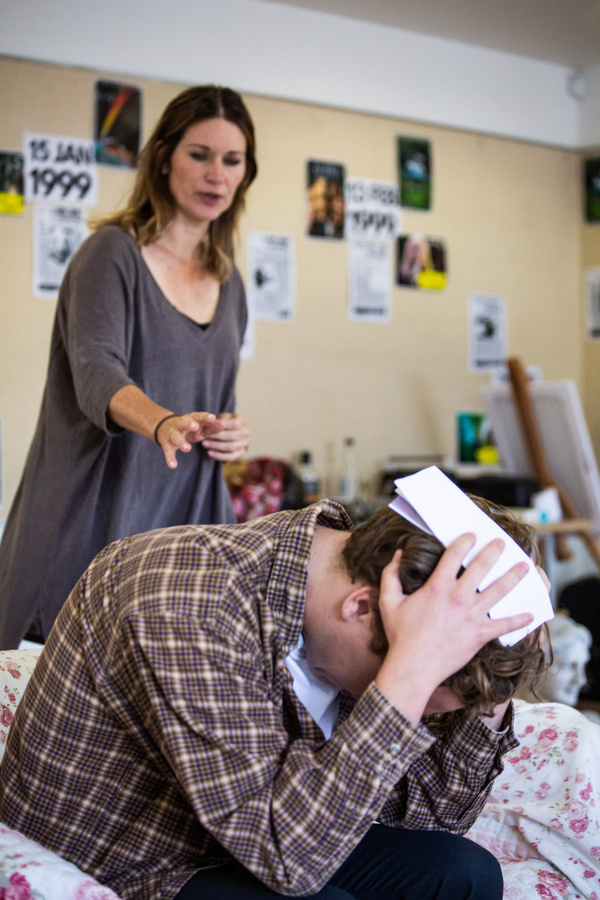 TOM MILLIGAN (playing Ben) with PATRICIA POTTER (playing Viv) Photo