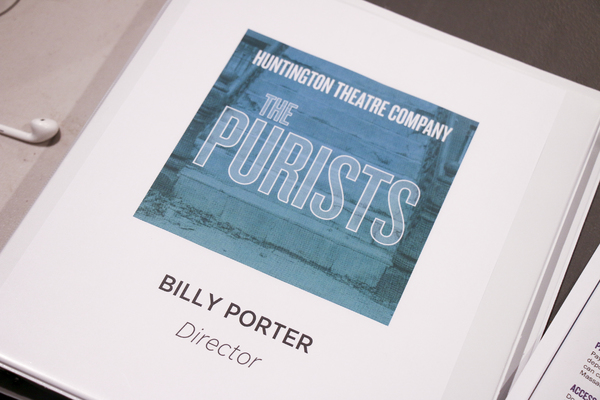 Director Billy Porter''s Binder at the Meet and Greet Photo
