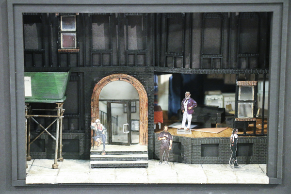The set model designed by Scenic Designer Clint Ramos Photo