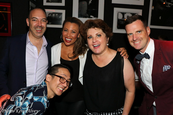 Klea Blackhurst with members of her Glimmerglass Showboat cast Photo