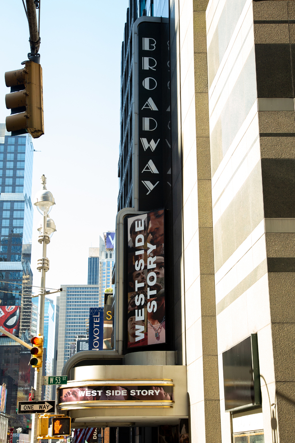 Photo Coverage: WEST SIDE STORY Marquee Goes Live on Broadway Image